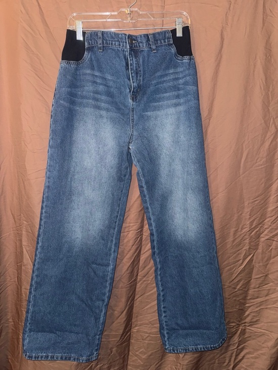 Makemechic Denim - Women’s maternity over the belly wide leg jeans